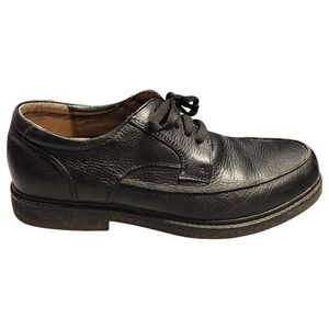 Apex LT900M Oxford Dress Shoes Mens‎ Size 9 Black Leather Round Toe Lace Up